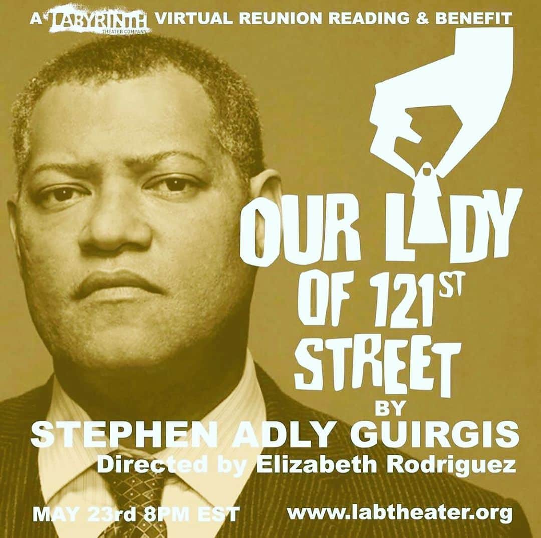 エリザベス・ロドリゲスのインスタグラム：「2 Days left!!! Swipe left for a little tease of what’s coming. Set reminders!! “Siri set an alarm for Saturday at 8pm est @labyrinththeater virtual reading and Benefit”  @stephenadlyguirgis #laurencefishburne @lizacolonzayas_lcz @zz_nyc @russellg.jones @lizardcanavan just to name a few... LINK IN BIO #actors #theatre #theater #newyorkcity #RealLabLove #labtheather」