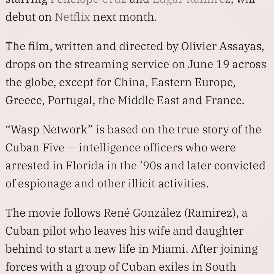 ペネロペ・クルスさんのインスタグラム写真 - (ペネロペ・クルスInstagram)「@netflix @variety #waspnetwork #redavispa #olivierassayas @edgarramirez25 @gaelgarciab @ana_d_armas @leosbaraglia #wagnermoura #junio」5月22日 2時28分 - penelopecruzoficial