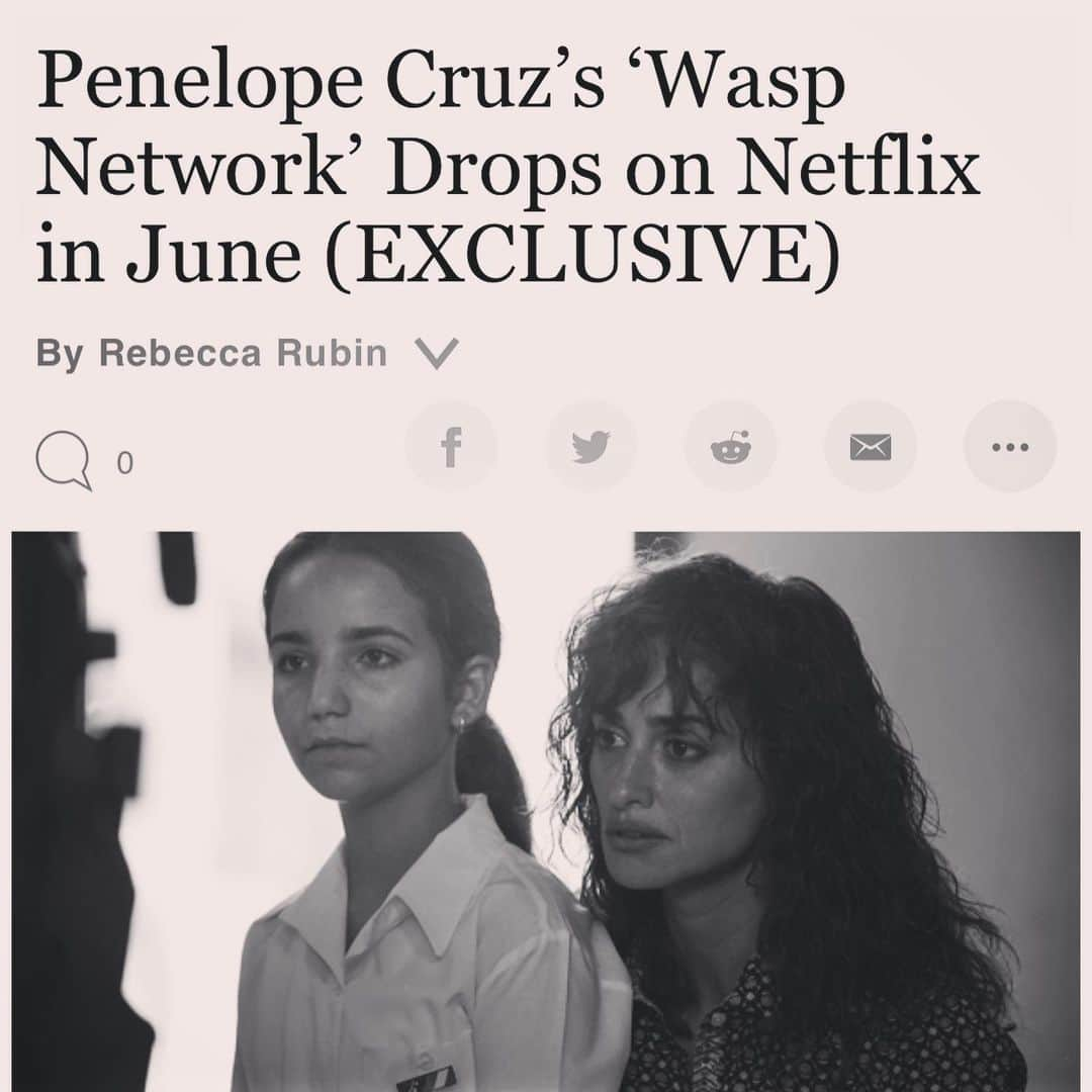 ペネロペ・クルスさんのインスタグラム写真 - (ペネロペ・クルスInstagram)「@netflix @variety #waspnetwork #redavispa #olivierassayas @edgarramirez25 @gaelgarciab @ana_d_armas @leosbaraglia #wagnermoura #junio」5月22日 2時28分 - penelopecruzoficial