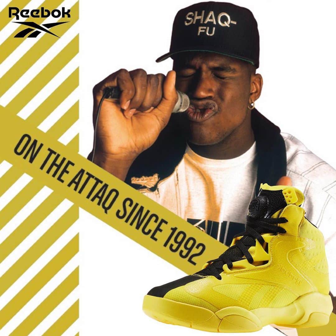 Reebok classicさんのインスタグラム写真 - (Reebok classicInstagram)「It's baq. The 2017 Shaq Attaq “Modern”. The shoe – a nod to the kung-fu legend and footwear worn in his iconic ‘70s films - was inspired by @shaq’s affinity for martial arts. Limited drop. Tonight at midnight (EST) on Reebok.com (US only).」5月22日 4時13分 - reebokclassics