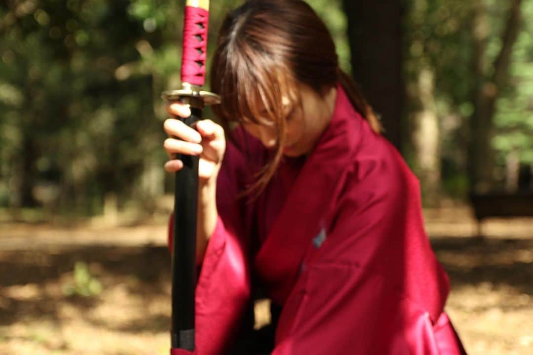 尾形穂菜美さんのインスタグラム写真 - (尾形穂菜美Instagram)「剣がすき。斬りたい。」5月22日 16時29分 - honami_ogata