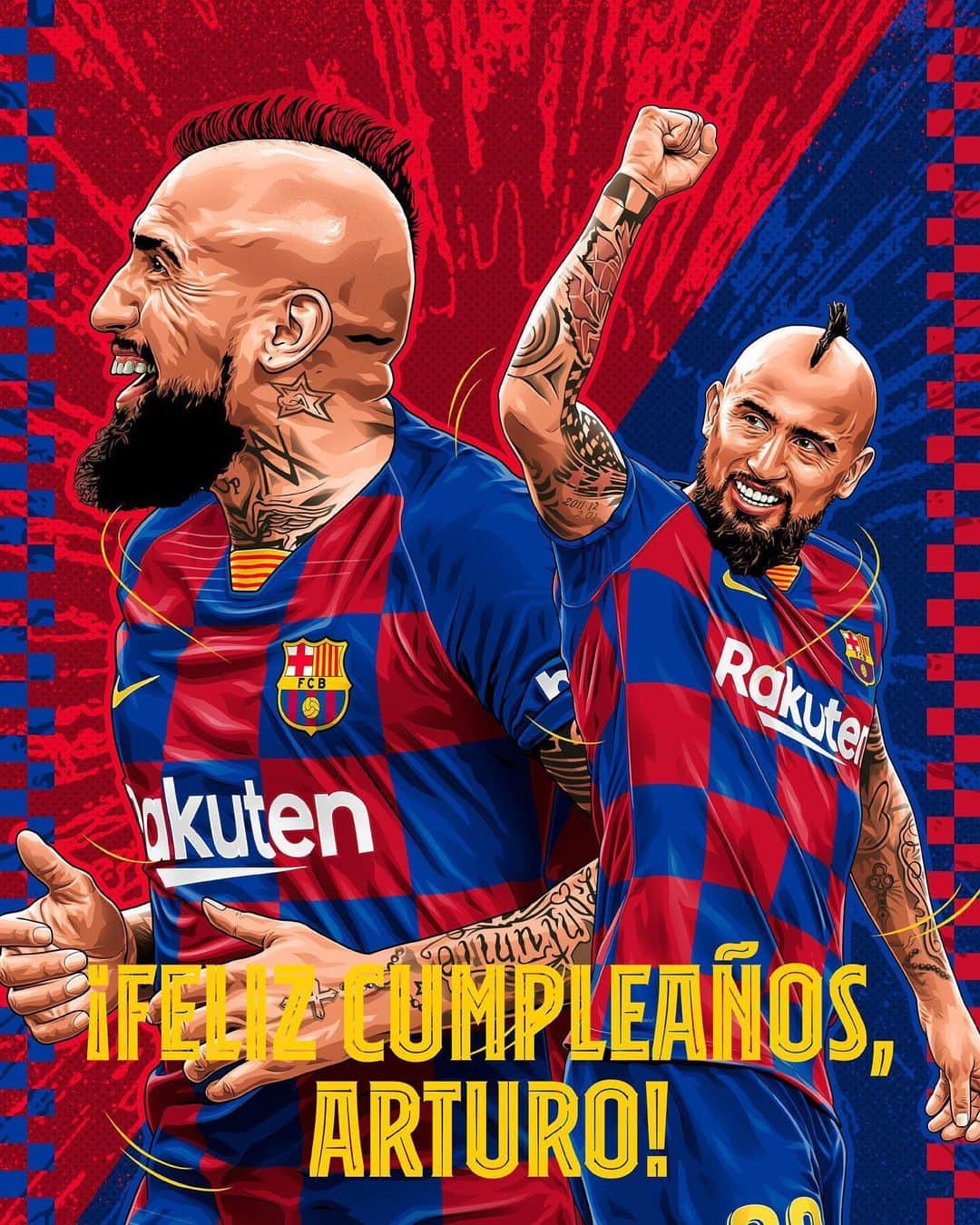 FCバルセロナさんのインスタグラム写真 - (FCバルセロナInstagram)「🎂 ¡Feliz cumpleaños @kingarturo23oficial! 👑 🎁 ¡Happy birthday! 🎁 🥳 Moltes felicitats!」5月22日 16時52分 - fcbarcelona