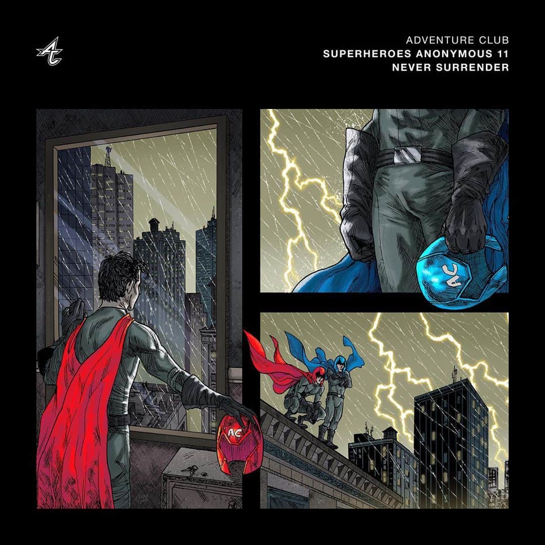 Adventure Clubのインスタグラム：「Superheroes Anonymous 11: Never Surrender OUT NOW :) // LINK IN BIO🔥」