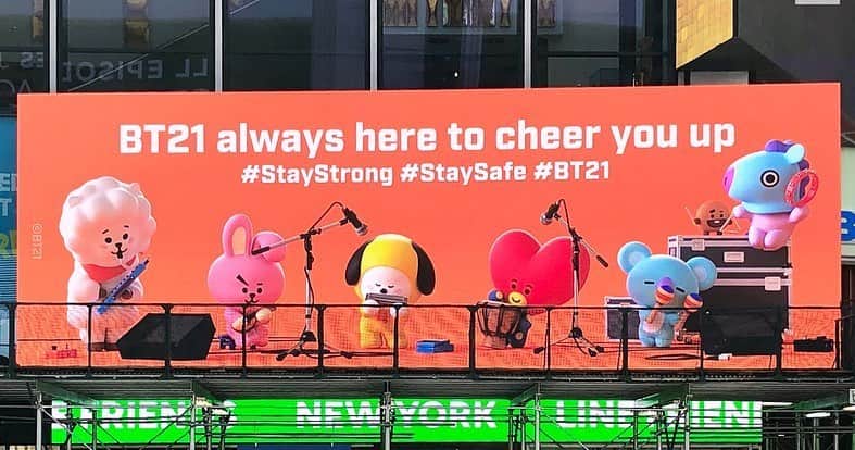 BT21 Stars of tomorrow, UNIVERSTAR!さんのインスタグラム写真 - (BT21 Stars of tomorrow, UNIVERSTAR!Instagram)「Can you believe it? #BT21 made it to the giant display!✨ ⠀ All the love and support(and the streams!) you've showered on BT21 are blessings and they sure know it too!😘 ⠀ Stay tuned for more episodes of #BT21_UNIVERSE #Season3 ⠀ #StayStrong #StaySafe #ThankYou #StreamingChallenge」5月22日 18時01分 - bt21_official