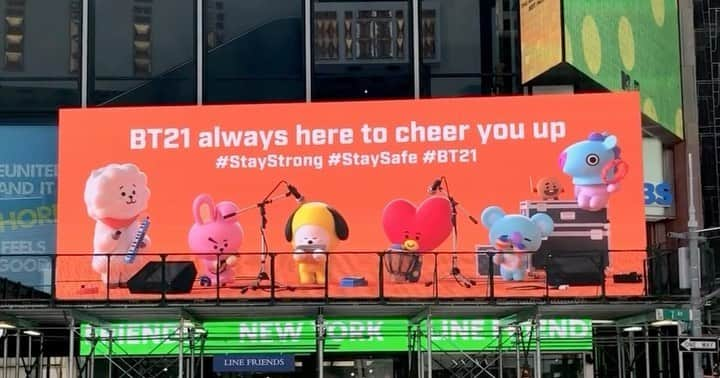 BT21 Stars of tomorrow, UNIVERSTAR!のインスタグラム