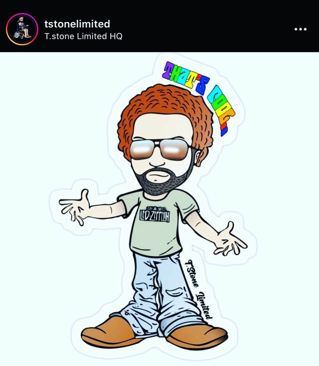 ダニー・マスターソンのインスタグラム：「Thanx for the badass sticker Tommy Stone @tstonelimited #hyde ✊🏻」