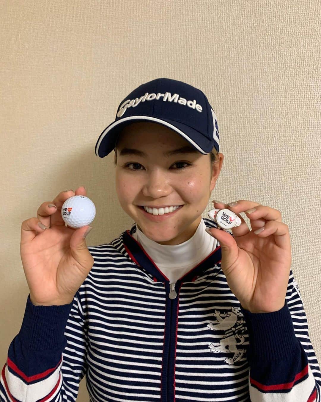 山路晶さんのインスタグラム写真 - (山路晶Instagram)「. @taylormade_golf_japan  可愛いボールとマーク🏌️‍♀️ . テーラーメイドのショップでキャンペーンをやっているので是非チェックしてみてください🙋‍♀️✔︎」5月22日 17時57分 - akira_2510