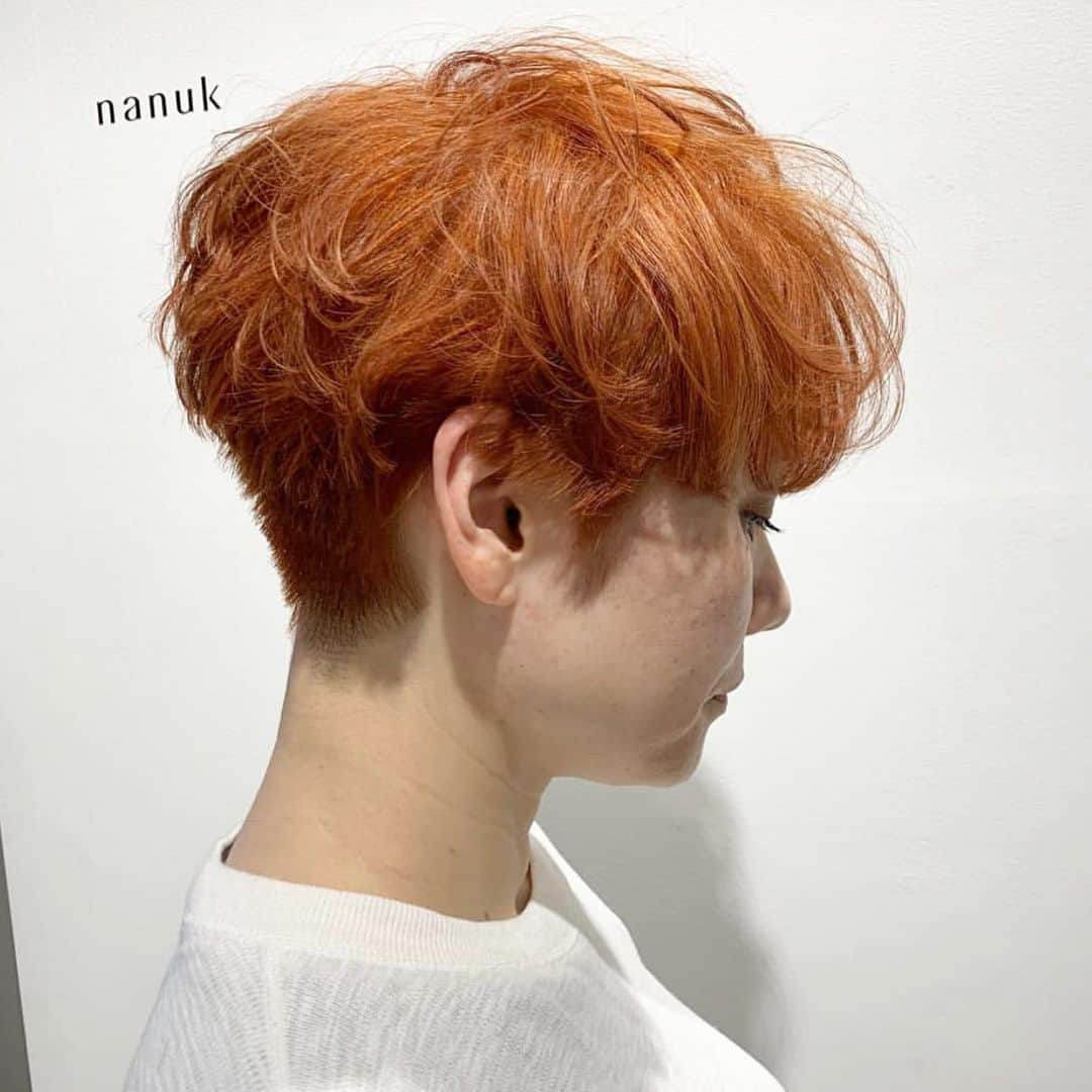 nanukさんのインスタグラム写真 - (nanukInstagram)「🍊【fruits color】🍊 . color / @zak2_nanuk . #guestnanuk」5月22日 15時15分 - nanukhair