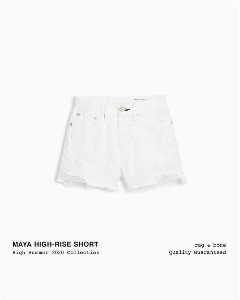ラグ&ボーンのインスタグラム：「The Maya High-Rise Short - High Summer 20 Collection - Online Now.」