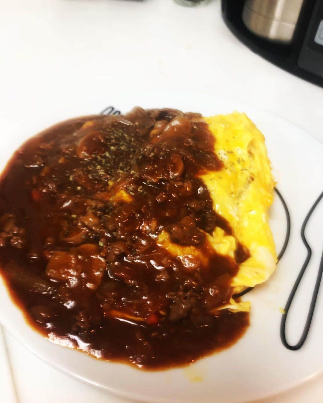 のインスタグラム：「ハヤシオムライス😋出来は良かったです💪✨企画完結編まであと３日🦰」