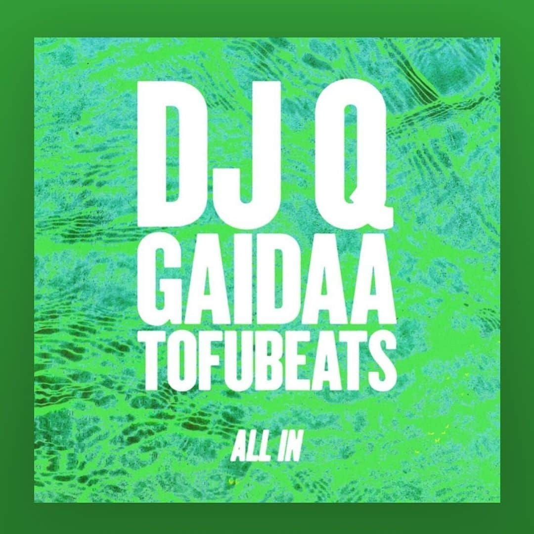 tofubeatsさんのインスタグラム写真 - (tofubeatsInstagram)「DJQ x Gaidaa x tofubeats - ALL IN @djqmusic @gaidaaonthewebs @tofubeats  YT：https://win.gs/CheckYourDMsEp1  Spotify：https://tofubeats.lnk.to/allin」5月22日 20時35分 - tofubeats