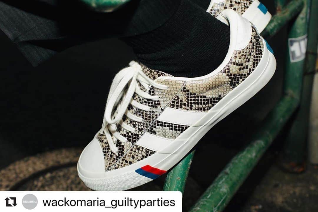 のインスタグラム：「5/23 Release!! #Repost @wackomaria_guiltyparties with @make_repost ・・・ PRO-KEDS / WACKO MARIA ROYAL PLUS 05/23/2020 #prokeds #royalplus  #wackomaria #guiltyparties」