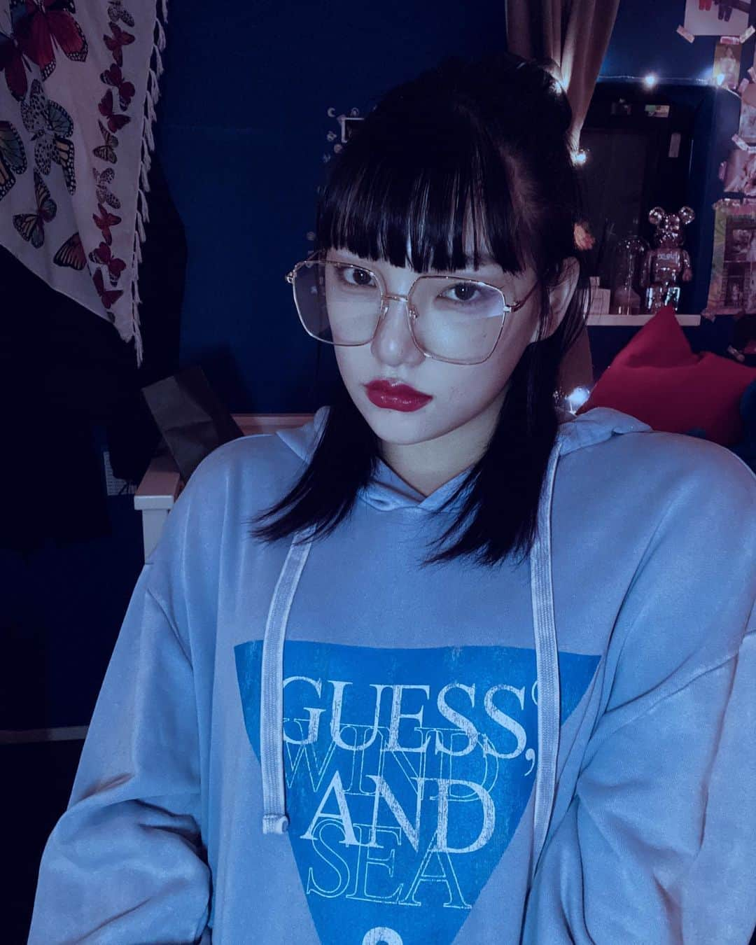 須田アンナさんのインスタグラム写真 - (須田アンナInstagram)「. ME💋💋💋🦋💙💦」5月22日 22時41分 - annastagram.official