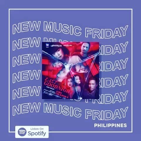 のインスタグラム：「The love I fell for had me fall.... "Last Goodnight" the themesong ng iWant movie "Love Lockdown" is now on Spotifys' New Music Friday!」