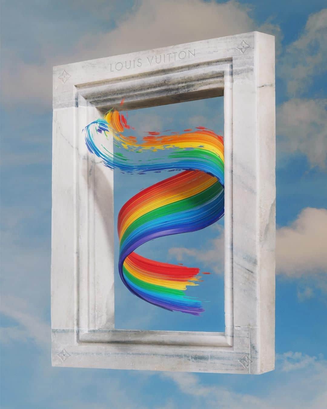 ルイ・ヴィトンさんのインスタグラム写真 - (ルイ・ヴィトンInstagram)「Colors of life. #LouisVuitton shares a message of comfort around the world by inviting members of the community to creatively interpret the rainbow. #LV🌈 Image by @pawelnolbert」5月23日 0時04分 - louisvuitton