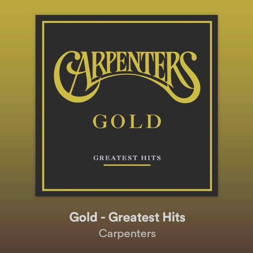 澤田かおりのインスタグラム：「#アルバムカバーチャレンジ #day1 📀  杉山清貴センパイ @islandafternoon からバトンをいただきましたので僭越ながら！  Carpenters「Gold - Greatest Hits」  カレン・カーペンターの声こそエバーグリーンだと思います。英語を一生懸命覚えていた頃めちゃくちゃよく聴いていた。」