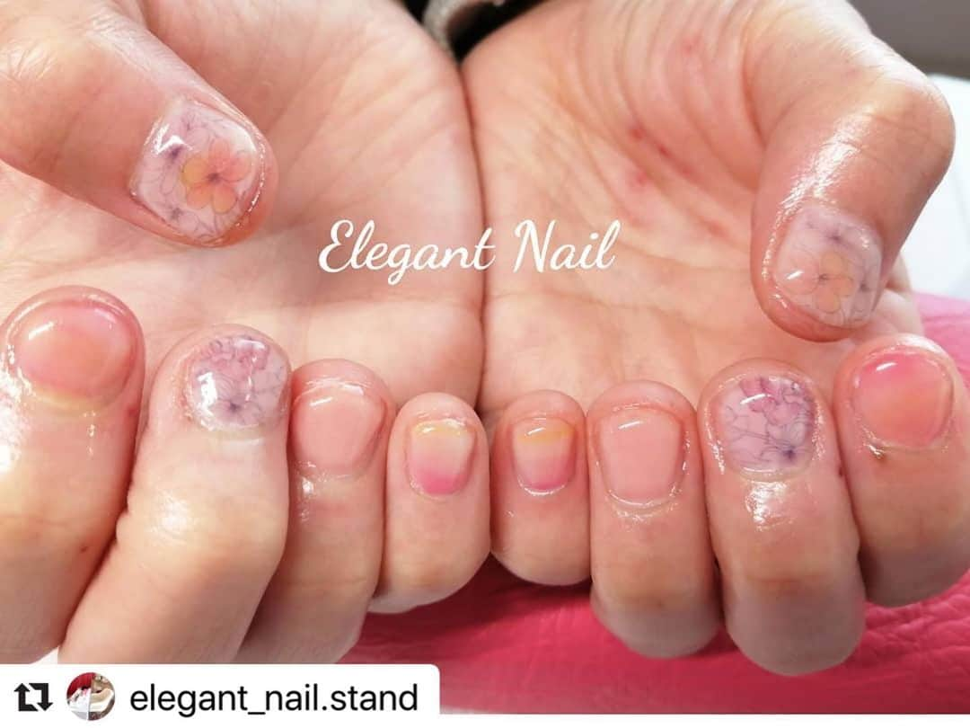 ネイルスタンド　ツメコさんのインスタグラム写真 - (ネイルスタンド　ツメコInstagram)「#Repost @elegant_nail.stand with @make_repost ・・・ #ネイル #ネイルスタンドツメコ #エレガントネイル #Nail #ジェルネイル #プリンターネイル #ネイルプリンター #ツメコ #tsume.co #滋賀県野洲市ネイルサロン」5月23日 11時20分 - tsume.co