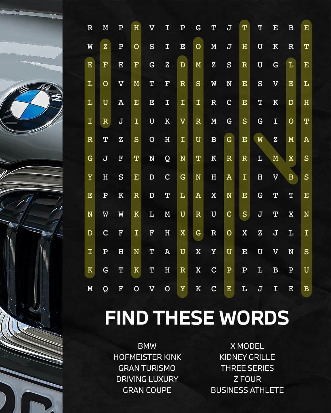 BMW Japanさんのインスタグラム写真 - (BMW JapanInstagram)「先週の投稿でご紹介した、BMWにまつわるフレーズを探すミニゲームの回答を発表します♪ . あなたはいくつ見つけられましたか？ . #お家でBMW #StayHome #StaySafe #BMW #BMWJapan #駆けぬける歓び」5月23日 12時00分 - bmwjapan