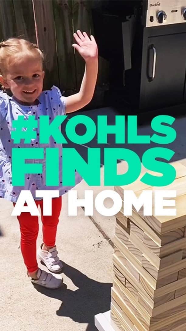 ロック&リパブリックのインスタグラム：「#KohlsFinds at Home takes it outside with Art Director Katie + her family for a long weekend of backyard fun! Shop outdoor games + grill finds at Kohls.com. *Kohl’s provided a gift card to its associate to produce this content.」