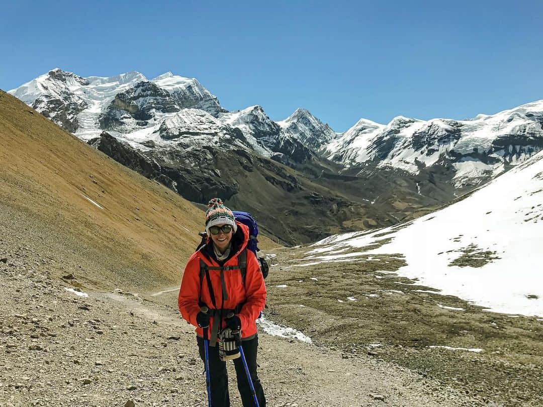 キミー・マイズナーさんのインスタグラム写真 - (キミー・マイズナーInstagram)「Thinking of my time in Nepal today 🤍 its been 2 years already since this life changing trip! #takemeback #flashbackfriday #nepal #annapurnacircuit」5月23日 6時01分 - kmeiz12