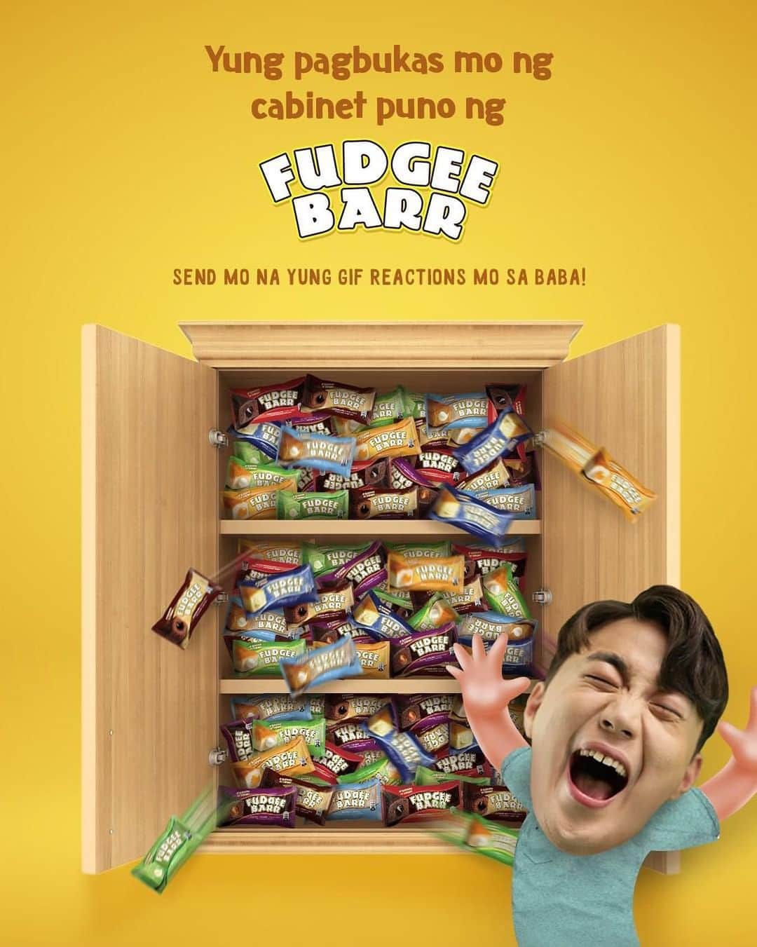 Ryan Bangさんのインスタグラム写真 - (Ryan BangInstagram)「#FudgeeBarr #ObarrSaSarap #퍼지바 #광고 #필리핀 Anong FUDGEE BARR ang baon niyo sa bahay ngayong quarantine?」5月23日 8時04分 - ryanbang