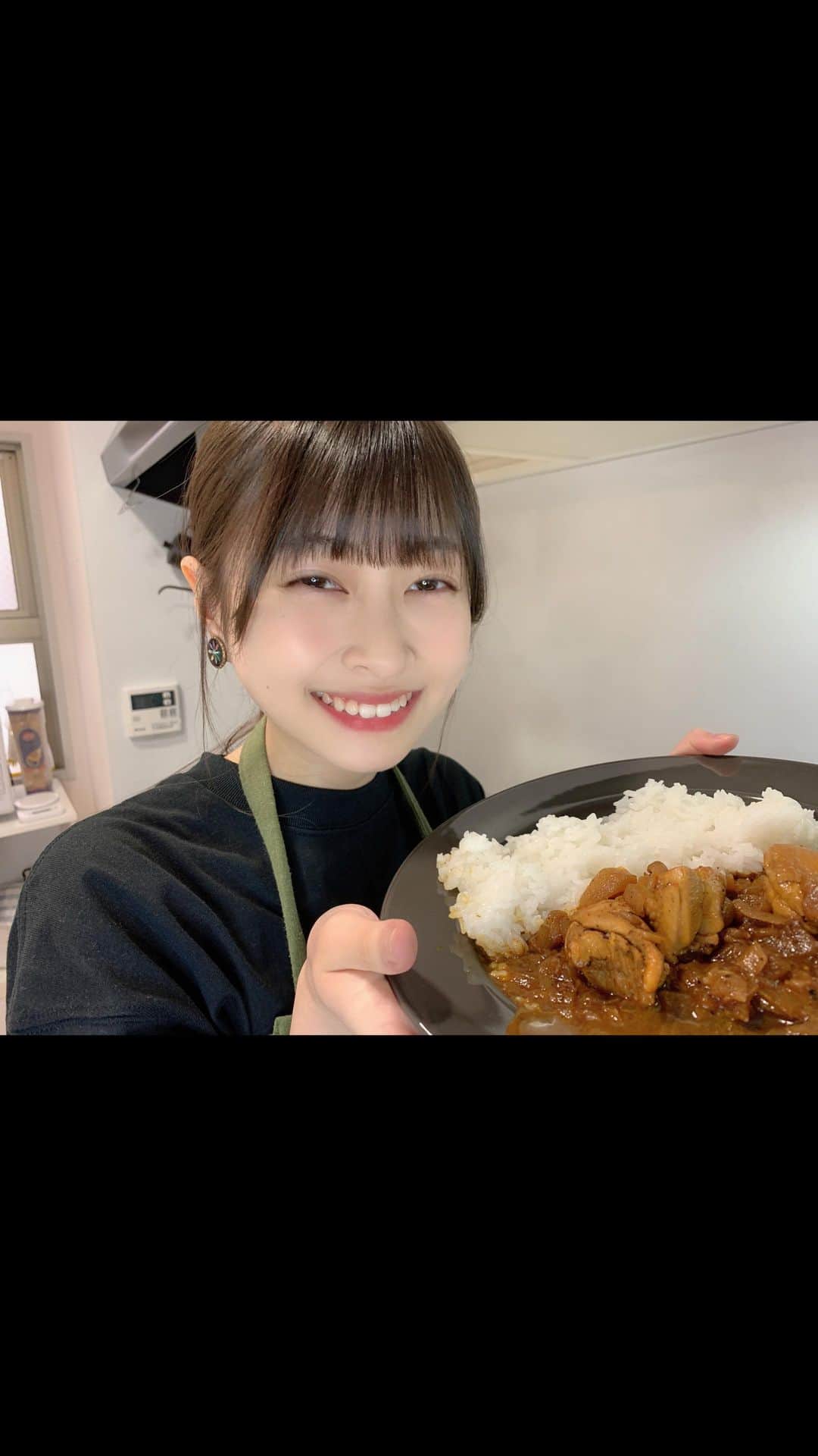 松岡はなのインスタグラム：「なんと、お兄ちゃんが編集をしてくれました💡✨(笑)心優しいお兄ちゃん。 こちらも是非観て下さいっ。#スパイスカレー」