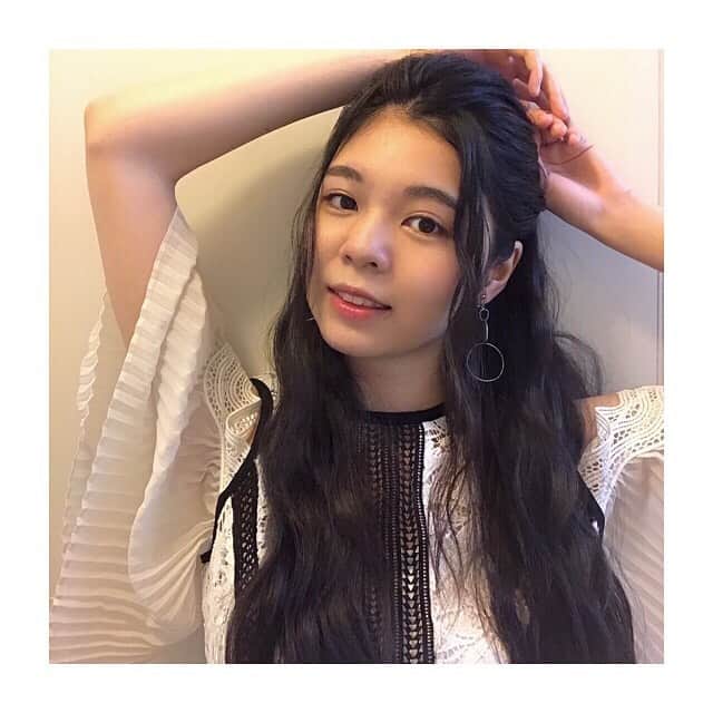 砂川涼音のインスタグラム：「ハーフアップ🎈」