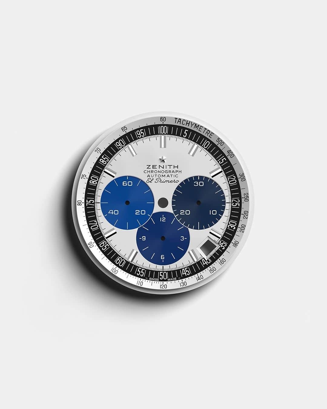 ゼニスのインスタグラム：「#A386: The Chronomaster Manufacture comes in a special packaging mimicking a book, and within it, a reproduction of the vintage tri-color prototype dial found in the attic.  #Zenith #ZenithWatches #Watches #Watch #Watchesofinstagram #Watchfam #WatchoftheDay #Luxury #WatchAddict #Watchcollector #Horology #DailyWatch #ElPrimero #Chronograph #VintageWatches #Chronomaster #Manufacture」