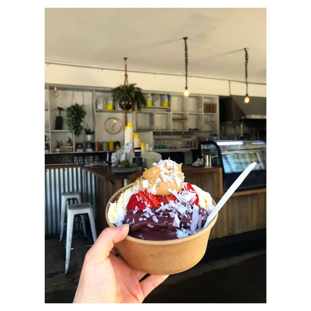 永井葉月さんのインスタグラム写真 - (永井葉月Instagram)「. . I love Acai bowl🥣🍌🥜💗 . #asia #asaibowl #peanutsbutter  #australia #インスタ映えスイーツ」5月23日 21時15分 - hazuki815hazuki