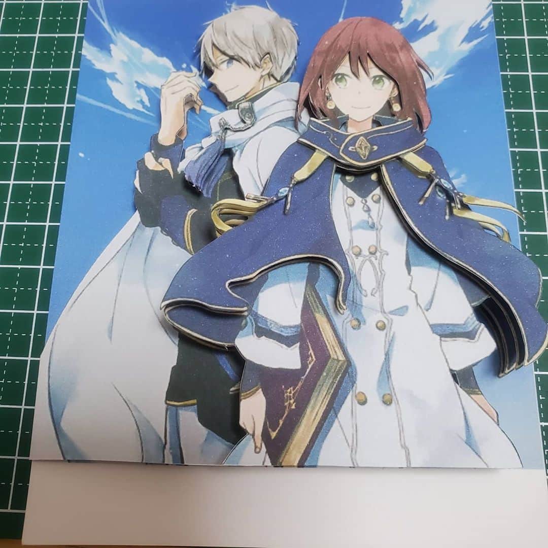 信江勇さんのインスタグラム写真 - (信江勇Instagram)「久しぶり#シャドーボックス 作ってみた 久しぶりなのでまずはシンプル簡単なのを☺️ 所要時間はだいたい2時間ぐらいかなー #赤髪の白雪姫」5月23日 13時40分 - nobue_you