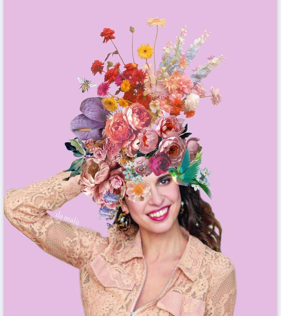 ヴァレンティーナ・マルケイのインスタグラム：「A flower doesn’t think to compete with the flower next to it. It just BLOOMS🌷#whatarollercoasterride #34 🎂  Un fiore non pensa di competere con il fiore accanto, semplicemente FIORISCE🌷 #cheanno #34 🎂  @ilamalu ♥️」