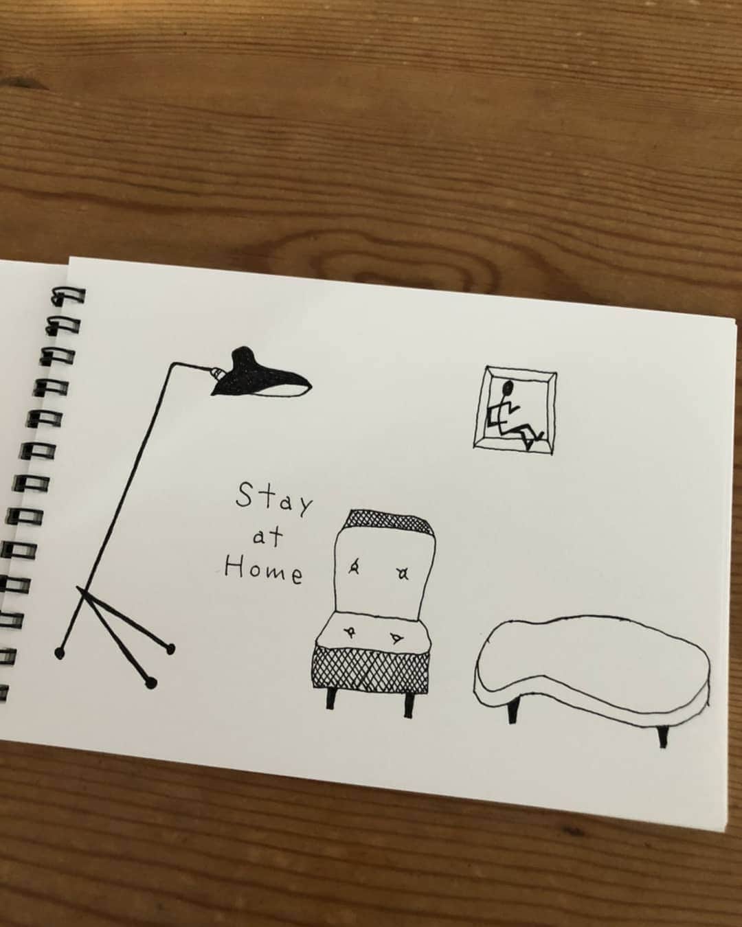 光石研のインスタグラム：「とうとうイラストまで描き始めた✌️ 10数年ぶり✌️下書き無し✌️ 【by 光石】」