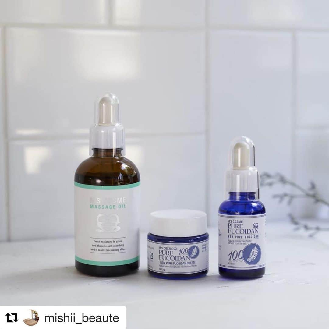 高橋ミカさんのインスタグラム写真 - (高橋ミカInstagram)「#Repost @mishii_beaute with @get_repost ・・・ ミッシィボーテ、全てのコースで ♡フコイダン美容液 ♡フコイダンクリーム ♡M’sコスメマッサージオイル を使用しています✨  ご来店頂いたお客様はミッシィボーテサロンでも商品をご購入いただけます✨ #ミッシーボーテ #高橋ミカ #マスクで肌が荒れちゃいますよね #フコイダン #卵殻膜 #フコキサンチン #お肌がデリケートな方でも安心処方」5月23日 16時59分 - mikatakahashi1971