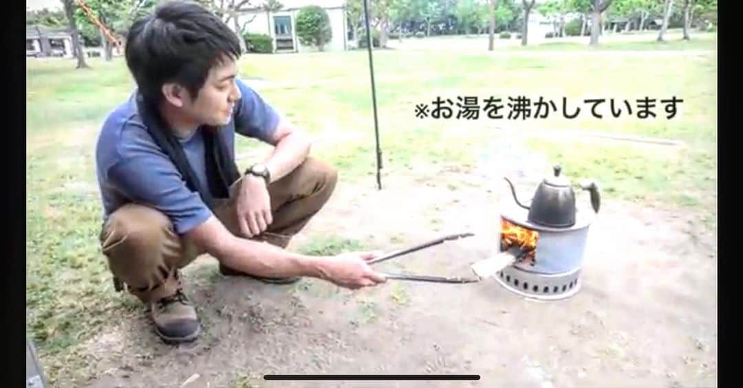 長田成哉のインスタグラム：「エピソード0  最終回　焚火編  このご時世なのでキャンプ素材撮りが出来ない為、撮影が可能になるまでは一体こちらのシリーズは一区切りとなります！ この4本で要領が分かったので、続編をお楽しみに😆⛺️ #ヒロミとセイヤのhangout  #キャンプ」