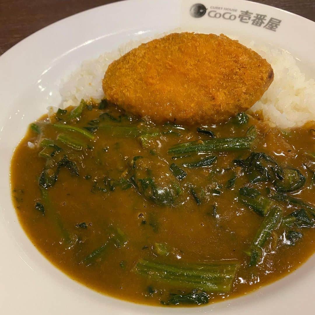こまけいこのインスタグラム：「何気に初ココイチ。」