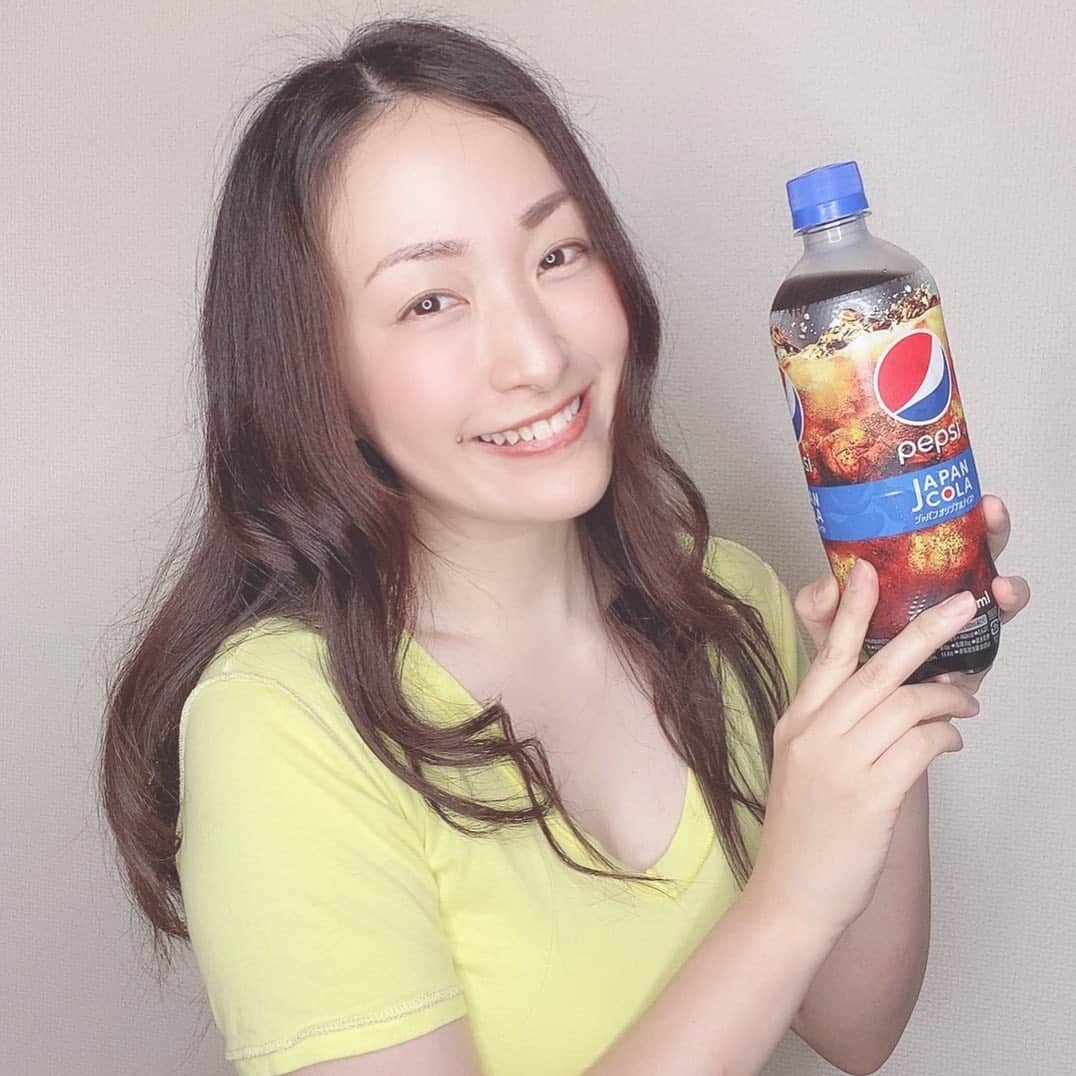 植田佳奈のインスタグラム：「#本田とじゃんけん2020 #ペプシ #ジャパンコーラ」