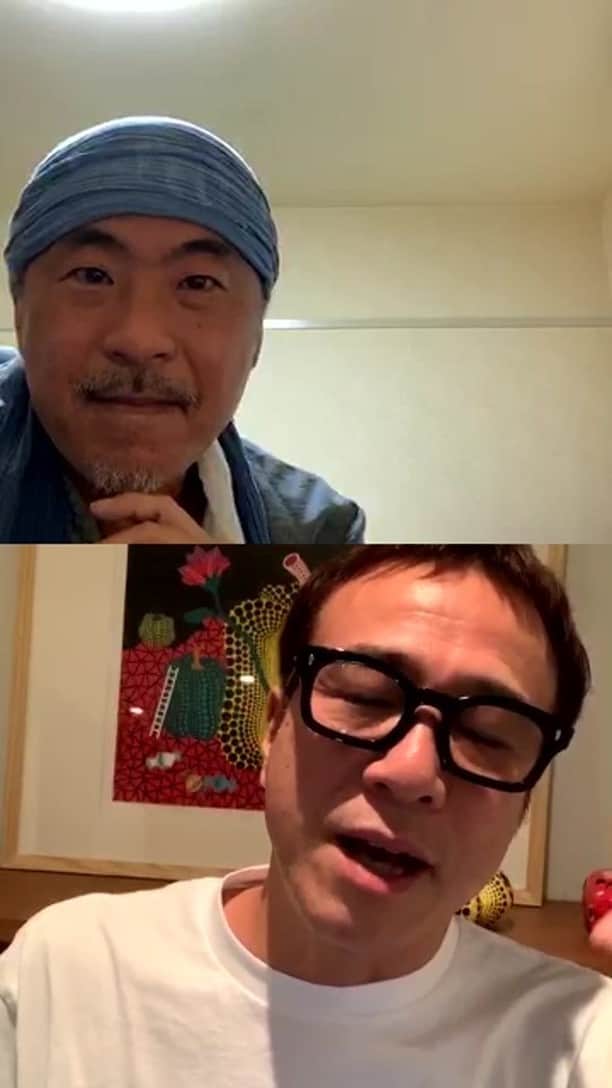 高橋歩のインスタグラム：「高橋歩✖️山崎拓巳 2020/5/23」