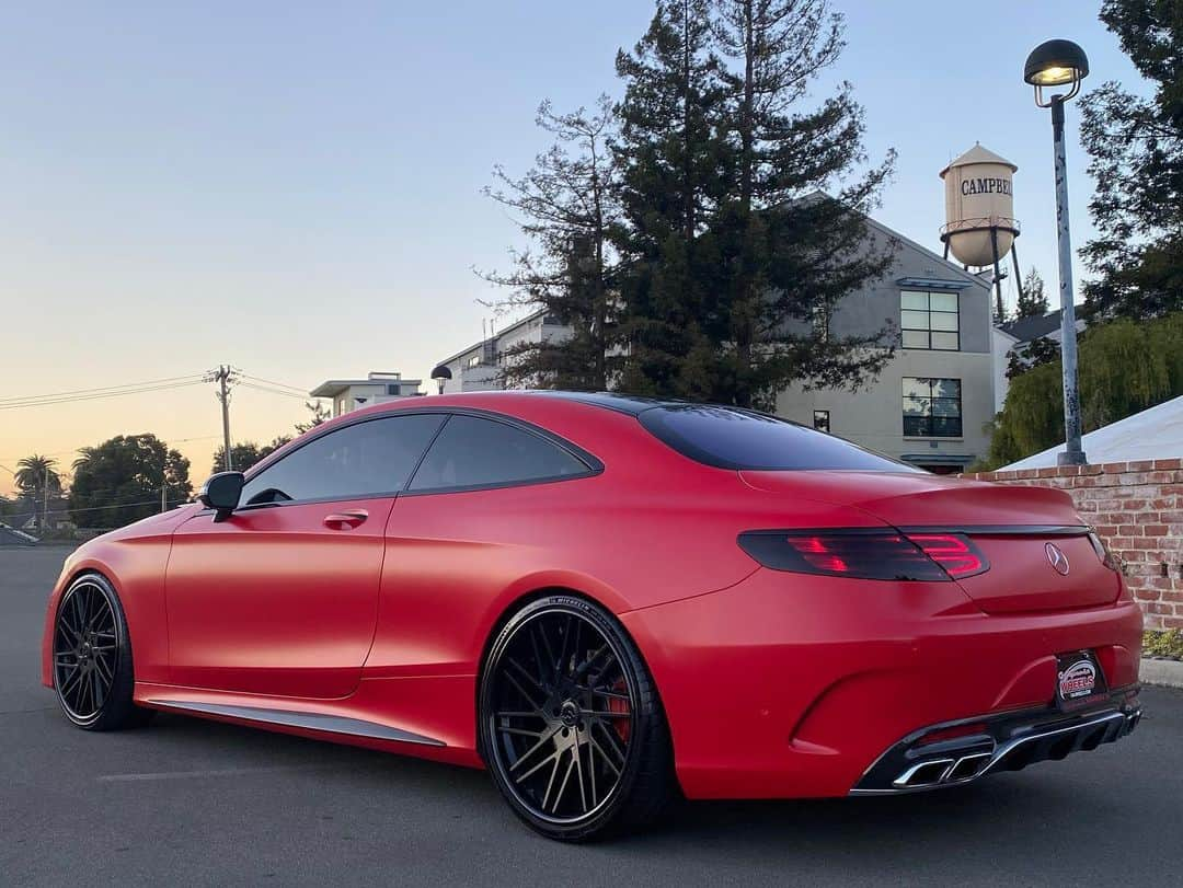 CarsWithoutLimitsさんのインスタグラム写真 - (CarsWithoutLimitsInstagram)「Satin Red #S63 Coupe on #Forigato done by @caliwheels  #carswithoutlimits」5月23日 23時38分 - carswithoutlimits