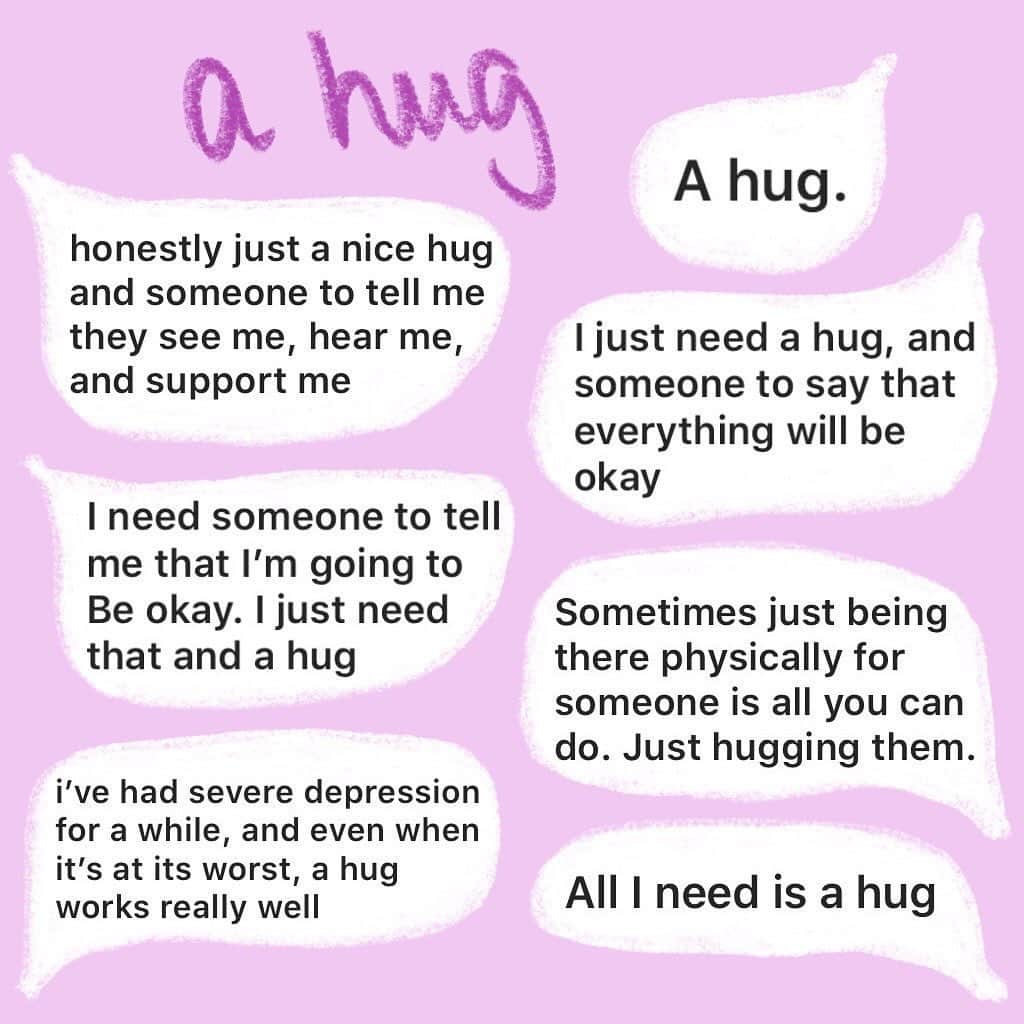 ジェマ・スタイルズさんのインスタグラム写真 - (ジェマ・スタイルズInstagram)「Words by you 💃🏻 Please indulge me in posting something a little different - I wanted to touch on another topic that people wanted me to talk about for #MentalHealthAwarwenessWeek... how to offer support when it’s someone you love who’s having a tough time. There were plenty of requests for advice about this but it didn’t seem right only to tell you what would help me - every mind is unique and what’s right for one person won’t be right for everyone. ⁣ ⁣ With that being said, when I asked on stories what YOU really want in terms of support with your mental health, there were some themes that jumped out, so I wanted to share them in your own words. ⁣ ⁣ I hope, for the respondents, seeing that so many people feel the same way will be comforting to you - and for the people who wanted advice on supporting someone, I hope this is a helpful start!⁣ ⁣ Just to reiterate, not every one of these will be right for every person - and no Instagram post is ever a substitute for proper medical advice and treatment ♥️ Please feel free to share more thoughts on support below!」5月24日 2時06分 - gemmastyles