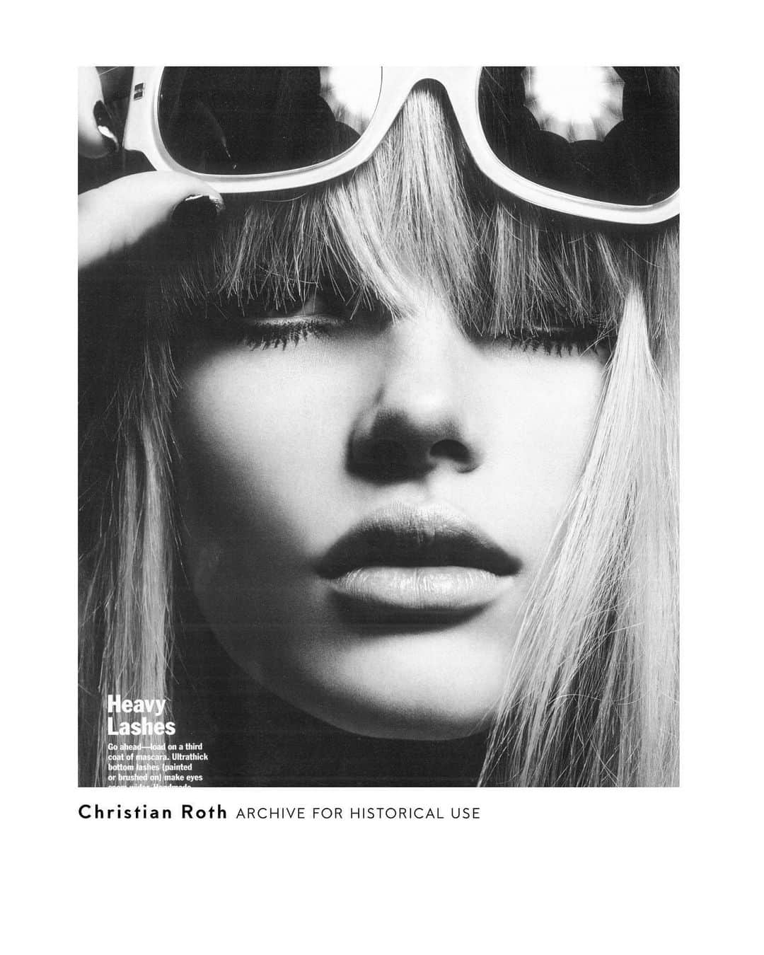 クリスチャンロスのインスタグラム：「Christian Roth, archive for historical use. By stylist Paul Cavaco for ALLURE August 2003, model Amanda Moore  photographed by Michael Thompson.」