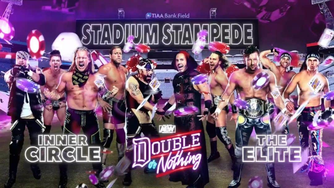 ニック・ジャクソンのインスタグラム：「This is gonna be crazy. Order Double Or Nothing tonight on PPV!!」