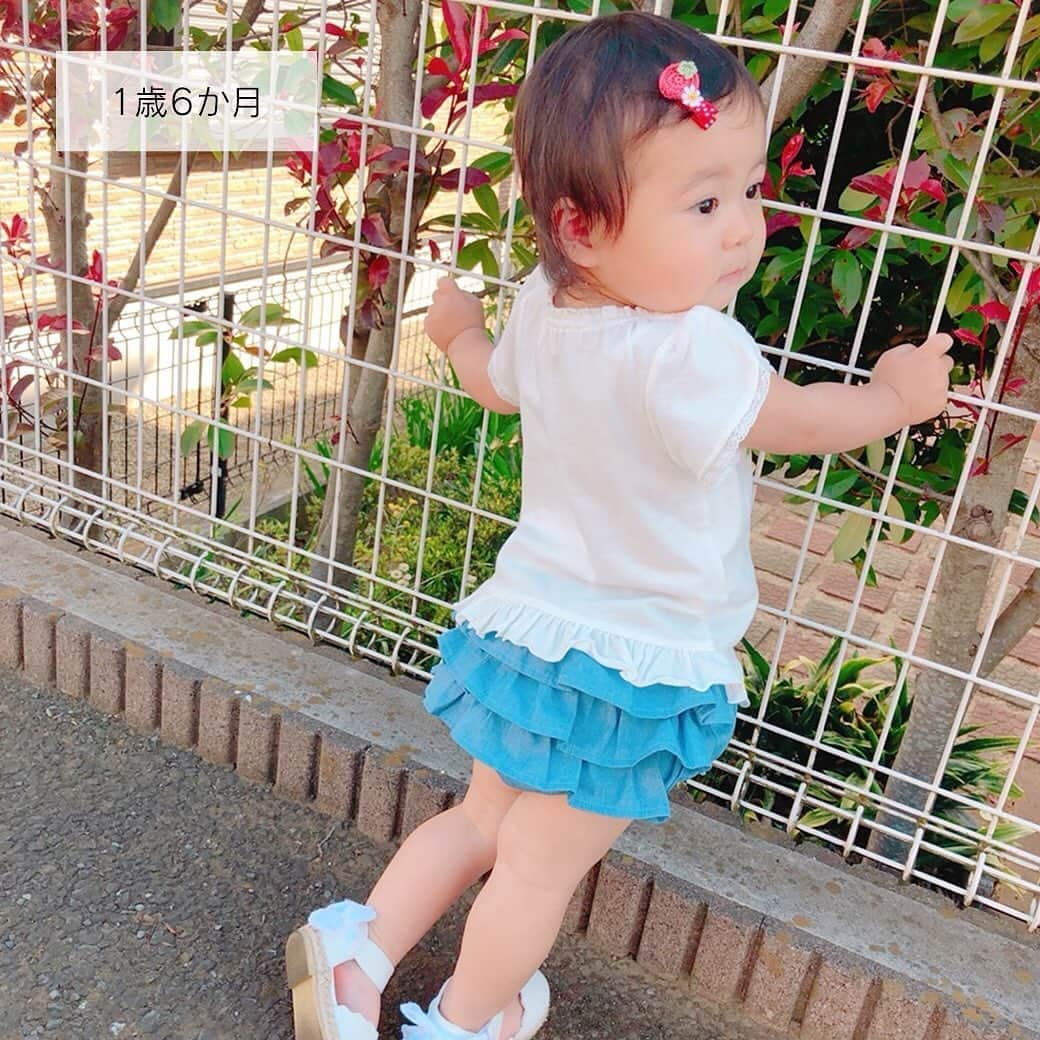 かわいいベビー服・子供服Babychuさんのインスタグラム写真 - (かわいいベビー服・子供服BabychuInstagram)「【なが〜く使える💕フリルパンツ】 . 生後3ヶ月から3歳ごろまで👏 ワンサイズで長く使える✨フリルパンツ✨ . べびちゅモデルの　@mi_ro1028  みいろちゃん、 1歳6ヶ月ごろから2歳6ヶ月の今まで愛用してくれてます😍 . サイズを選ばないから、出産祝いやお誕生日のプレゼント🎁にも大人気！ サイズ合うかな？って気にしなくてイイ👏って 贈る方も貰う方も嬉しいですね😊 . . プロフィール欄のURLからGO💨 べびちゅHP上部の流れるバナー「ブルマコーデ」からもチェックできますよ☝ . 🚚お届けについて🚚 べびちゅは通常通りご注文から２営業日以内に発送中💪 平日朝９時までのご注文は当日発送（予約商品など一部除く）していますよ♪ 少人数体制で🙏がんばってます🏃‍♀🏃‍♀💨 . . #べびちゅブルマ  #ブルマコーデ #ベビーブルマ  #べびちゅ #babychu #ig_kidsphoto #ig_babyphoto #かわいい #子供服 #ベビー服 #親バカ部 #女の子 #男の子 #娘 #息子 #赤ちゃん #ベビーコーデ #キッズコーデ #ベビーファッション #キッズファッション #出産祝い #baby #babychujp #べびちゅstylingcollection #stayhome #おうちリゾート #リゾート気分」5月24日 12時49分 - babychu2014