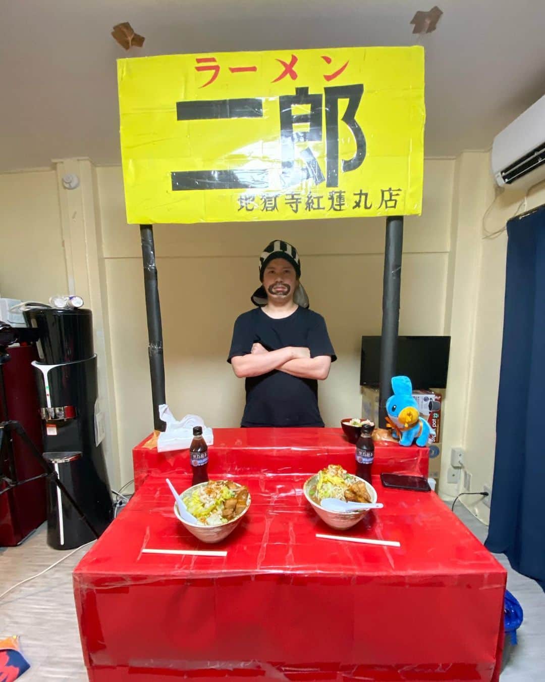 地獄寺紅蓮丸さんのインスタグラム写真 - (地獄寺紅蓮丸Instagram)「二郎　地獄寺紅蓮丸店がオープンしました #家二郎」5月24日 13時00分 - gurenmaruzigoku