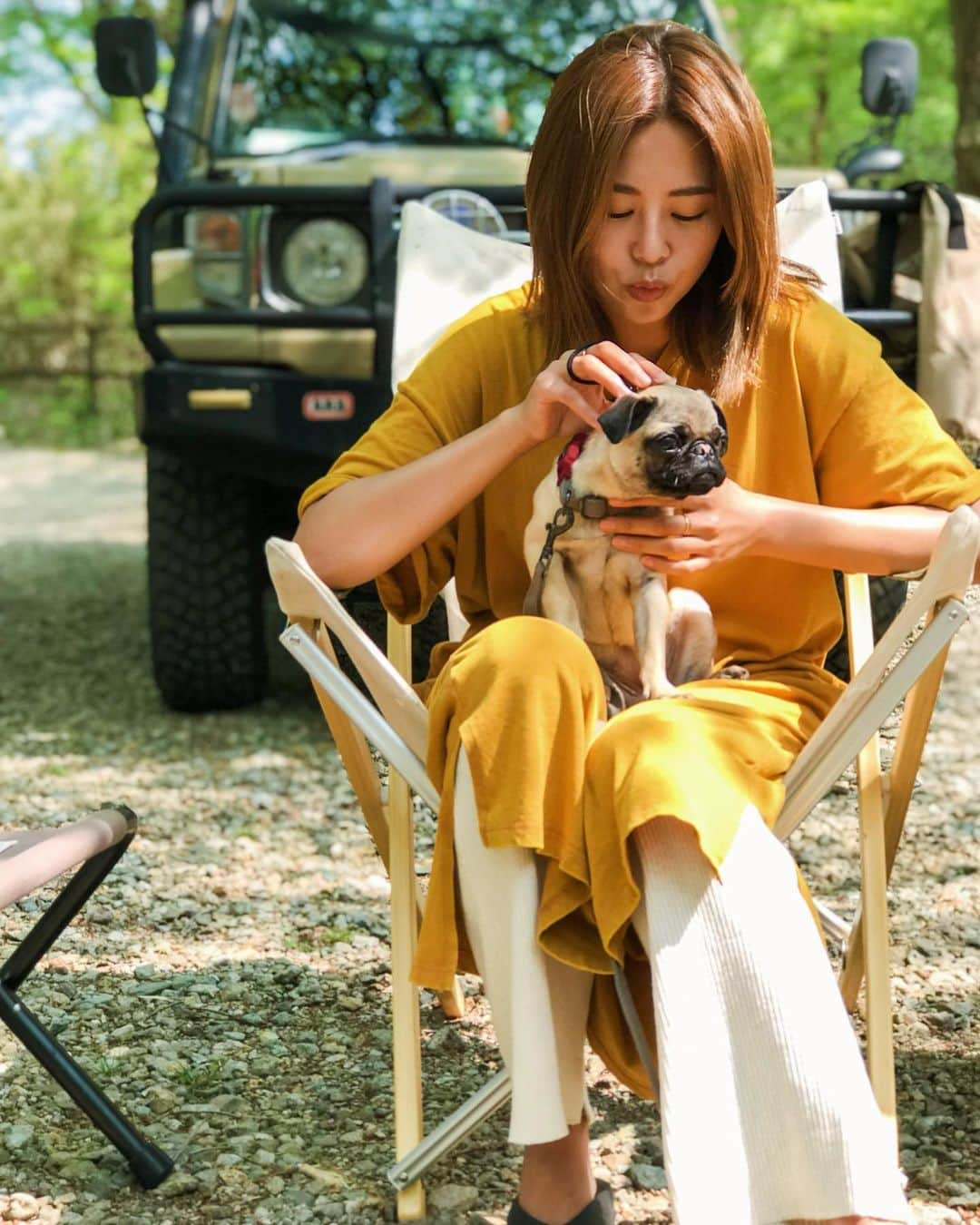 吉田夏海さんのインスタグラム写真 - (吉田夏海Instagram)「いつかのキャンプ🌲⛺️🌲﻿ ﻿ あーキャンプしたいわん🐶💭💛﻿ ﻿ #camp﻿ #camping ﻿ #dog」5月24日 14時18分 - natsumiiiiiiiiiii