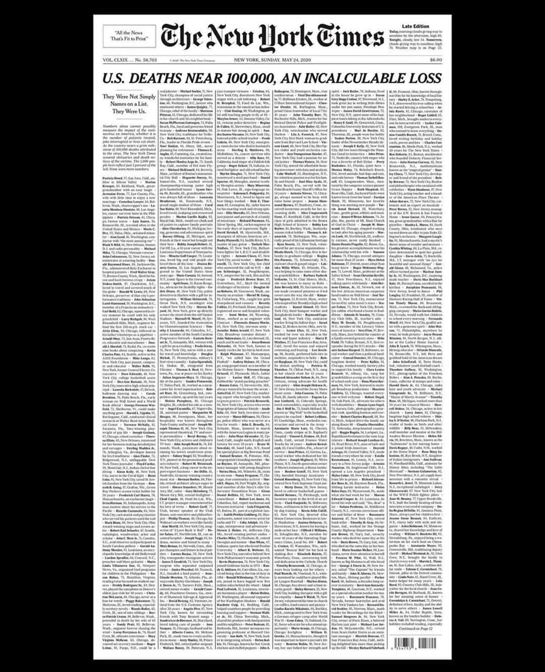 ナタリー・ポートマンさんのインスタグラム写真 - (ナタリー・ポートマンInstagram)「“They were not simply names on a list. They were us.” - @nytimes」5月25日 1時45分 - natalieportman