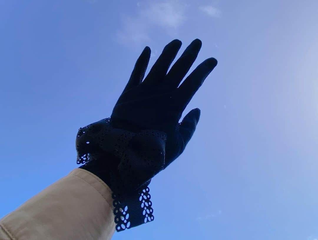 岡村咲さんのインスタグラム写真 - (岡村咲Instagram)「@handmade_takako  さんより UVカットの可愛い手袋を新しく頂きました❤️昨年の物も愛用させてもらっていますが、生地や指の形、リボンのイメージも昨年とはガラッと変わったデザインです🎀とっても可愛いし、私の身体を守ってくれる大切なアームカバー。長さも、二の腕までのものと、肘下までのもの、洋服に合わせて選べて本当に助かっています🙇‍♀️いつも気にかけて頂いて頂いてありがとうございます❤️心優しい　@handmade_takako  からの愛の詰まった贈り物。感謝しています🌻これから紫外線の強いシーズンが続き、冬が待ち遠しいですが、手元を見て楽しみつつ過ごさせて頂きます🌟たくさんのハンドメイド作品を作られているので、気になる方は是非チェックしてみてください🎀 #感謝 #アームカバー #幸せを呼ぶアームカバー #全身性エリテマトーデス #SLE #ジョンのいる暮らし #犬のいる暮らし」5月24日 17時05分 - sakiokamura_official