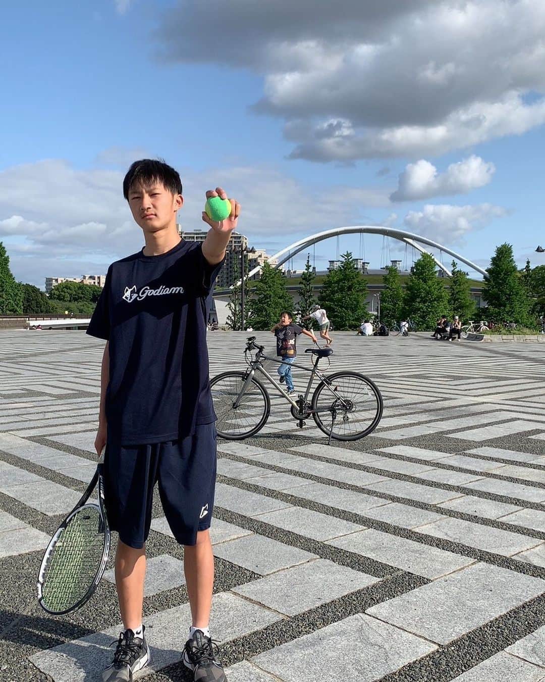 細田阿也さんのインスタグラム写真 - (細田阿也Instagram)「#tennis #🎾 at... #komazawapark  #staypositive ♡」5月24日 18時24分 - hosodaaya