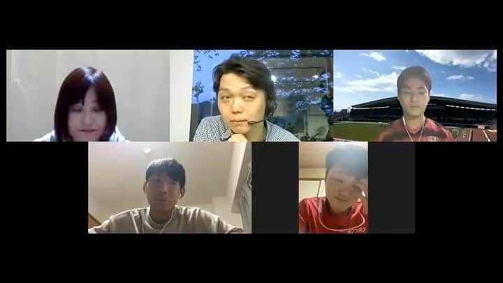 のインスタグラム：「先日、つなぐトークを開催しました‼️ コロナウイルスの影響で皆さんと会うことが出来ないので、顔を合わせながらのトークは凄く新鮮でとても面白かったです！！ 楽しすぎで、喋り過ぎた…笑  参加していただいたみなさんありがとうございました🤲  #udnsports  #つなぐトーク #金山隼樹」