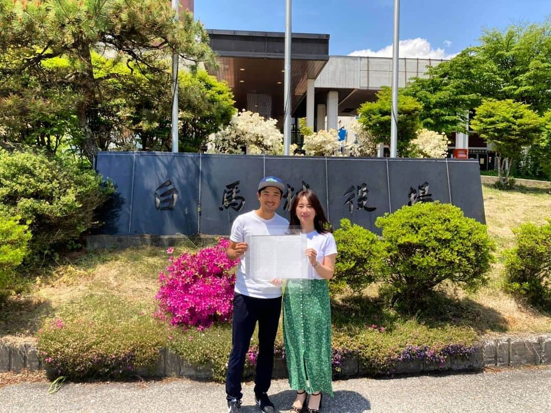 渡部善斗のインスタグラム：「結婚しました。 これからもよろしくお願いします。 #wegotmarried」