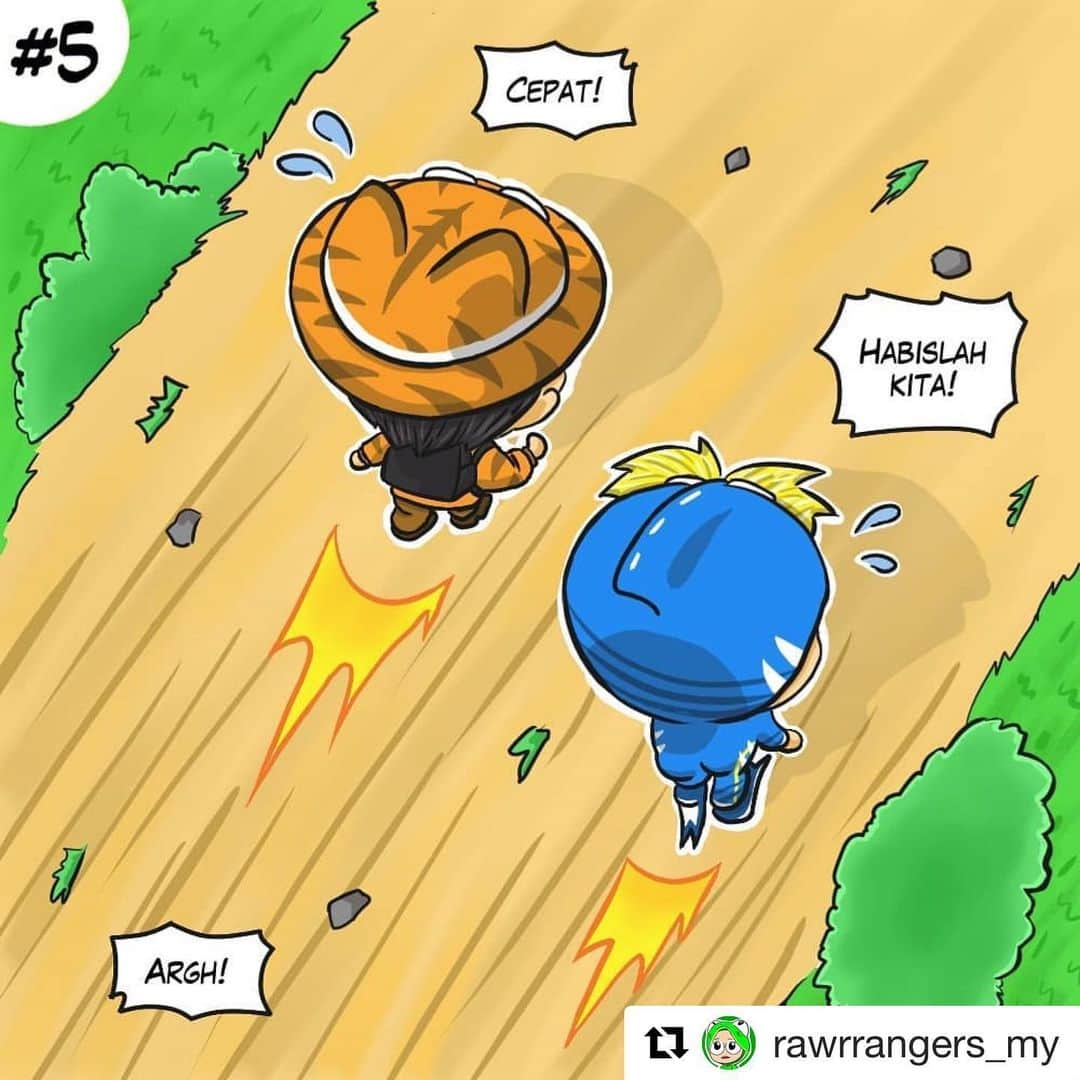 Koleksi Komik Malaysiaさんのインスタグラム写真 - (Koleksi Komik MalaysiaInstagram)「#Repost @rawrrangers_my with @get_repost ・・・ [Prolog] Bab 5 (1/2)  Jemput baca ye! Untuk episod 5 ni ada second part tau. Nantikan! . #komik #digital #malaysia #gengkomik #gengkomikmalaysia #komikmalaysia #artwork #artoftheday #artistsoninstagram #pkp #MCO #stayhome #staysafe #kartun #ramadan #jaehyun」5月24日 22時50分 - tokkmungg_exclusive